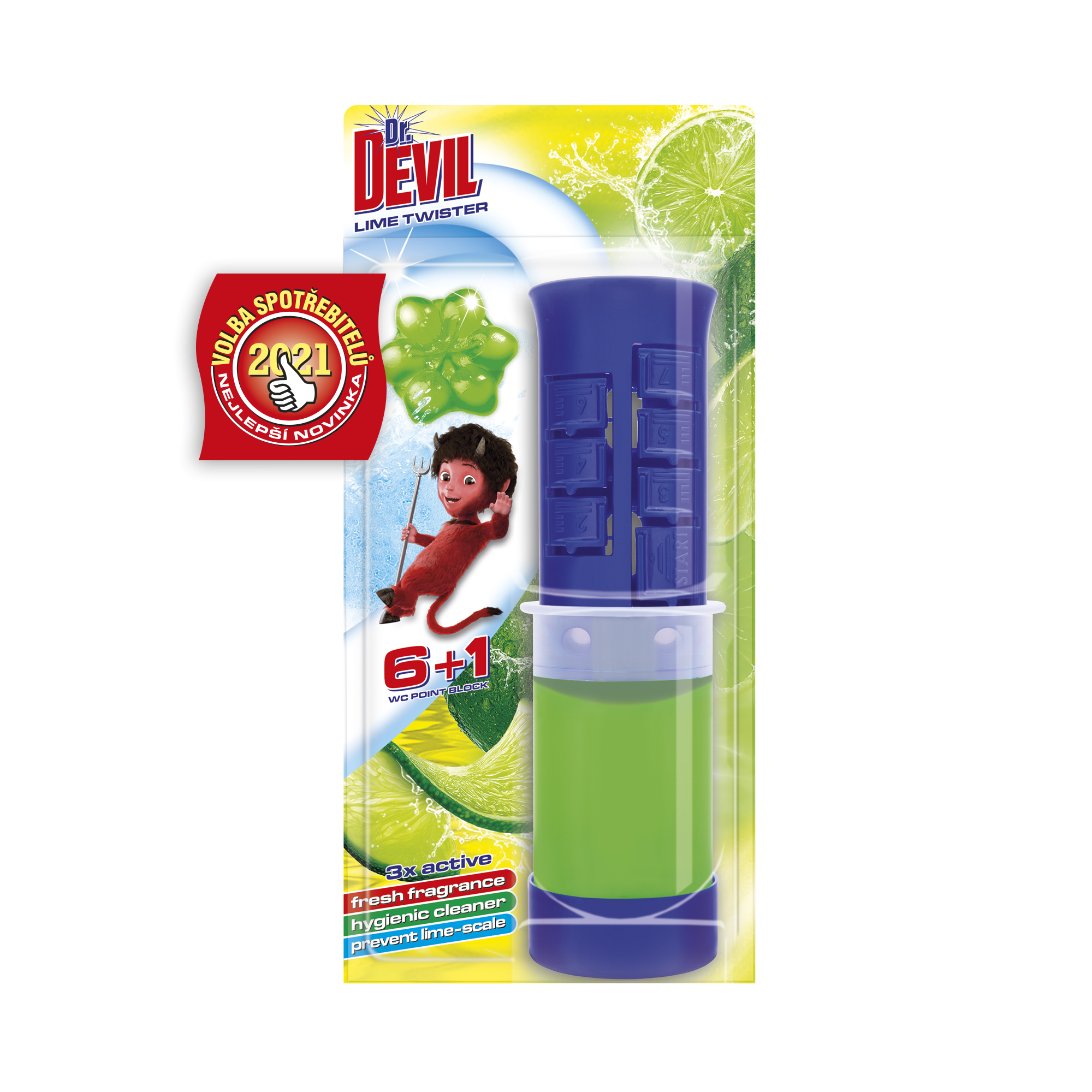 Dr. Devil 3in1 WC Point block Lime Twister