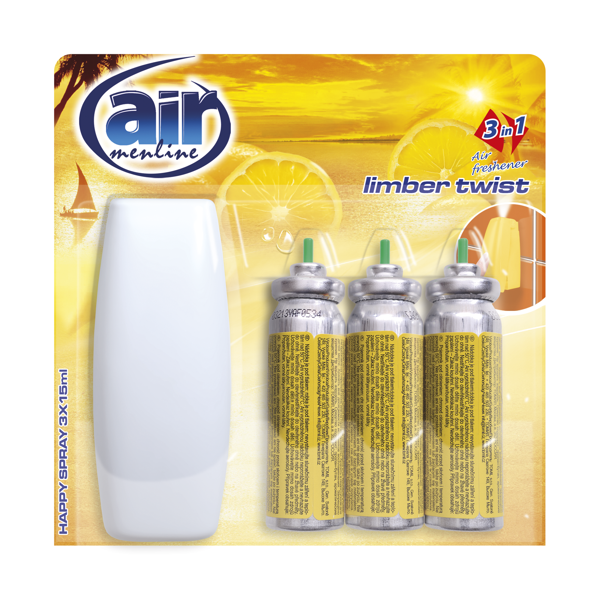 Air menline pulverizatorul Happy spray Limber Twist