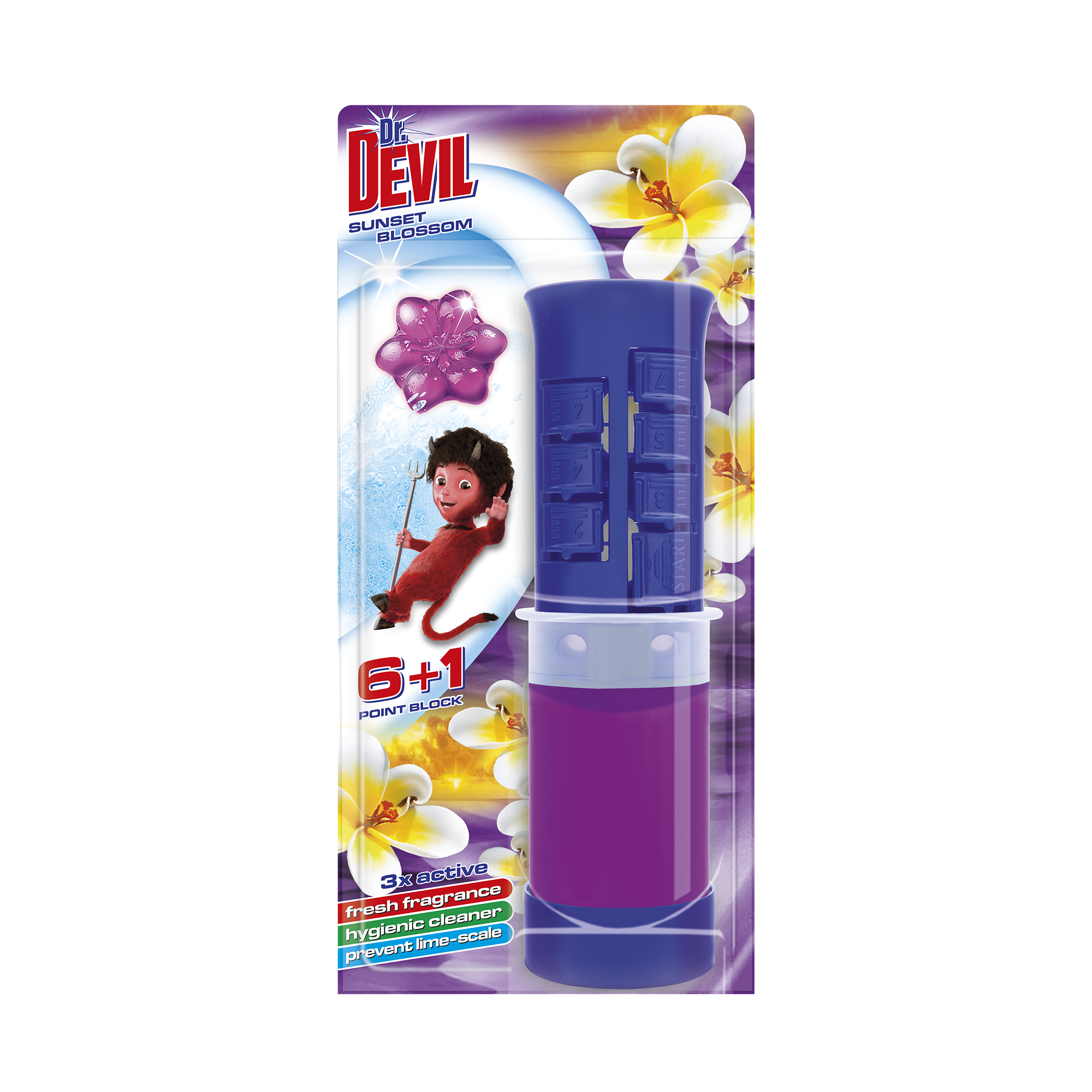 Dr. Devil 3in1 WC Point block Sunset Blossom 