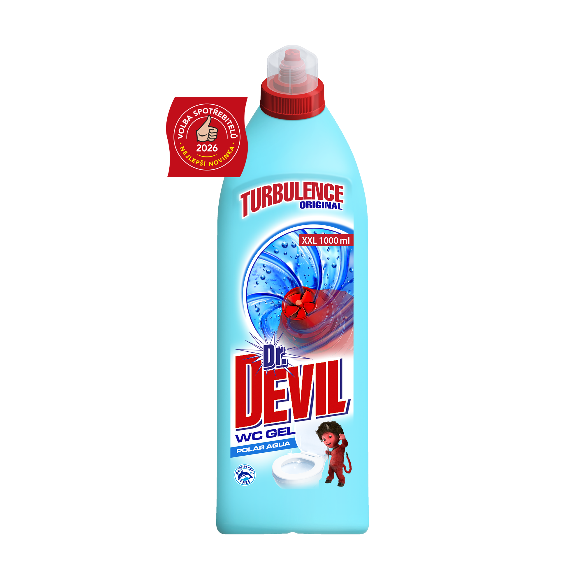 Dr. Devil tekutý WC čistič Polar Aqua 3v1