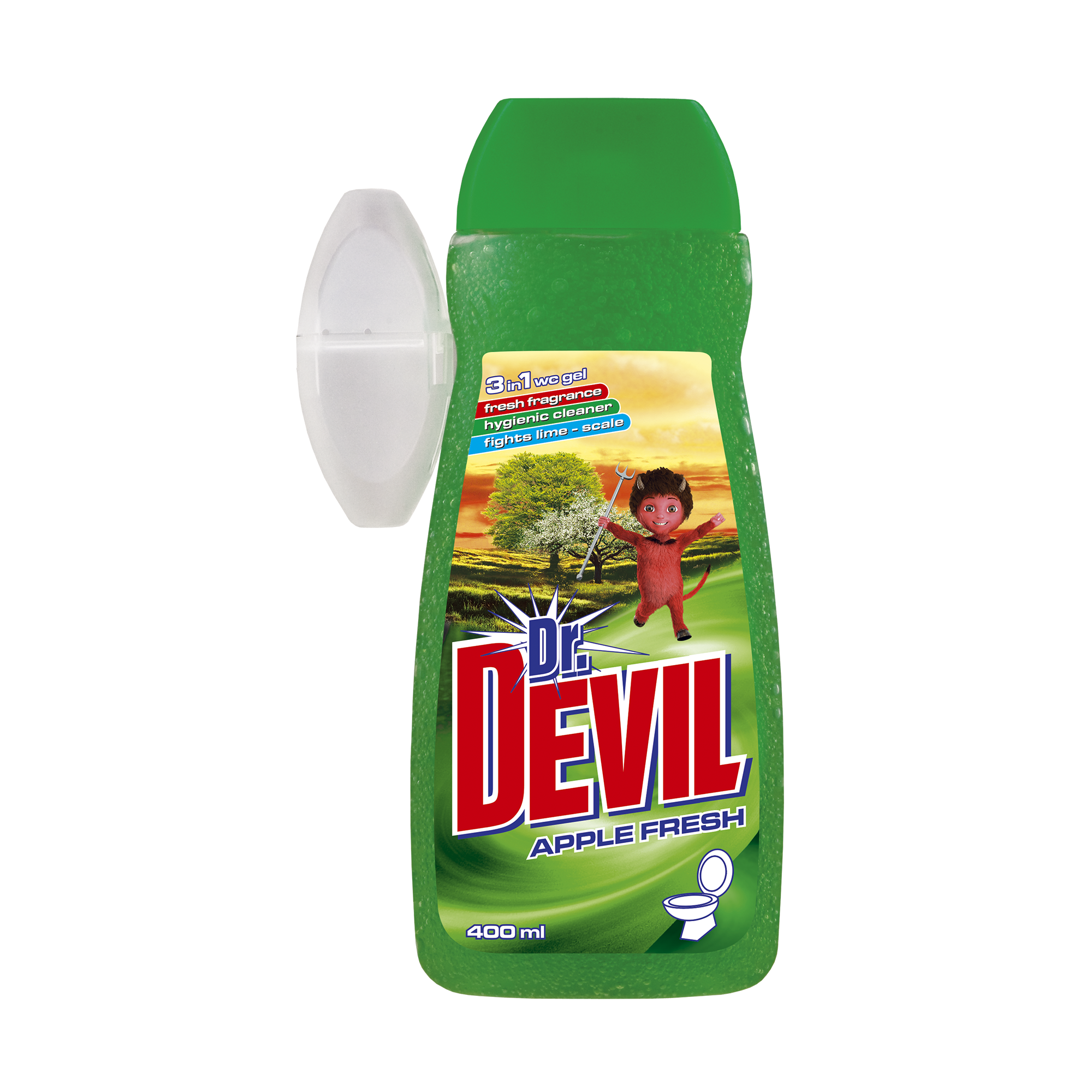 Dr. Devil гель для чищення туалетів Apple Fresh 3в1