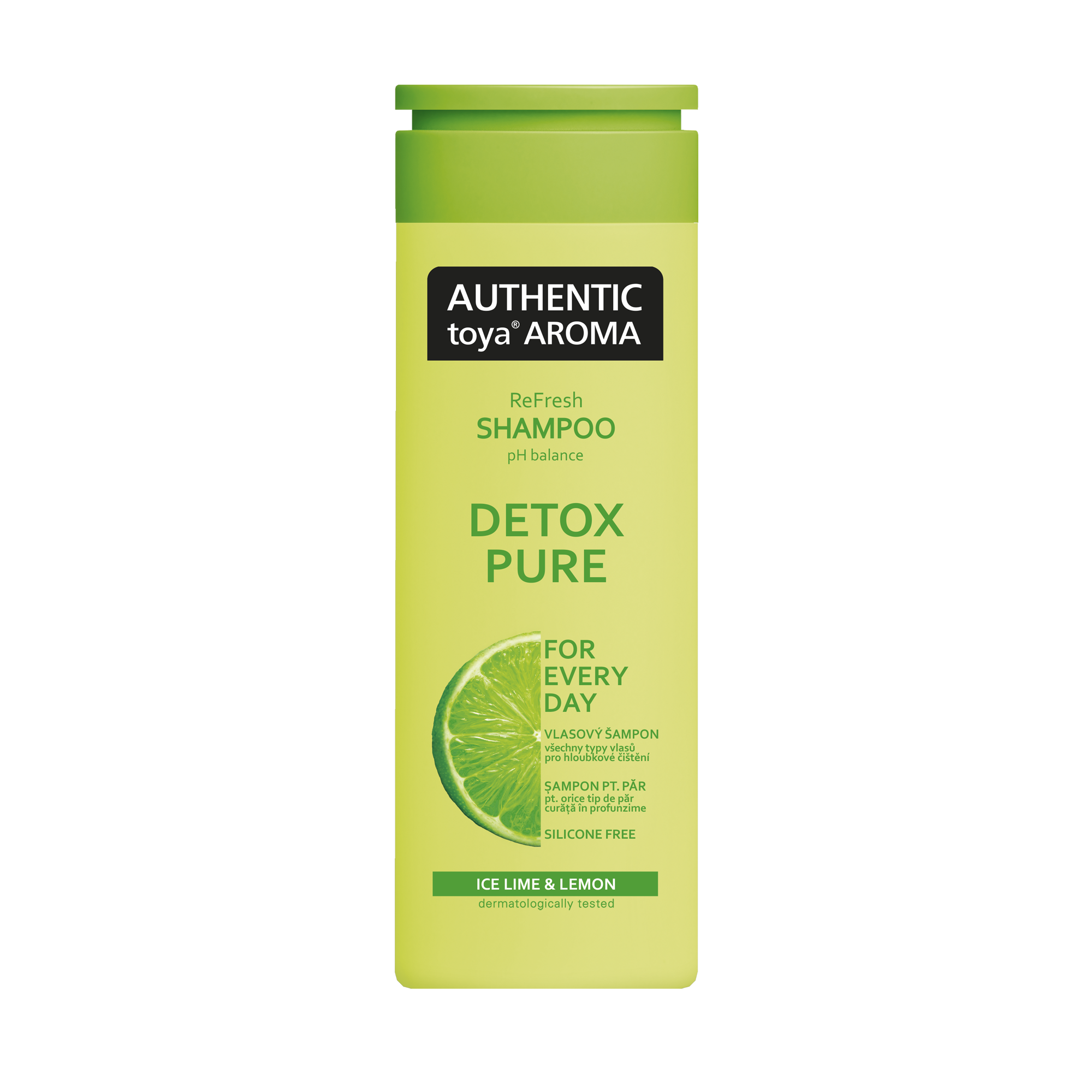 AUTHENTIC toya AROMA vlasový šampon Detox Pure 