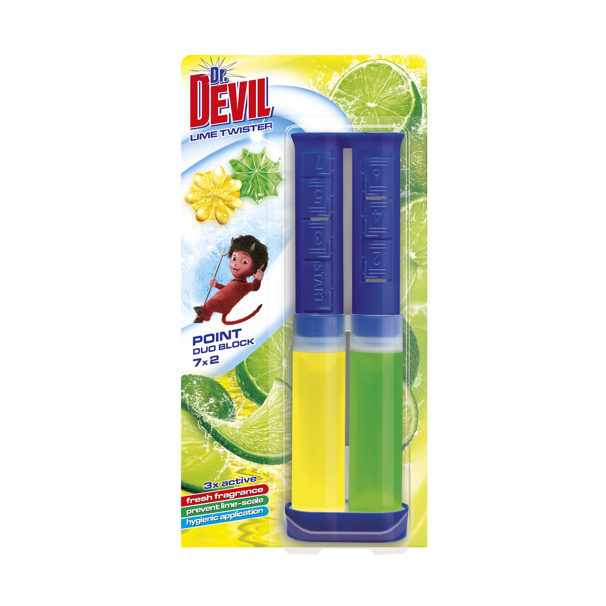 Dr. Devil odorizant WC punct DUO Lime Twister
