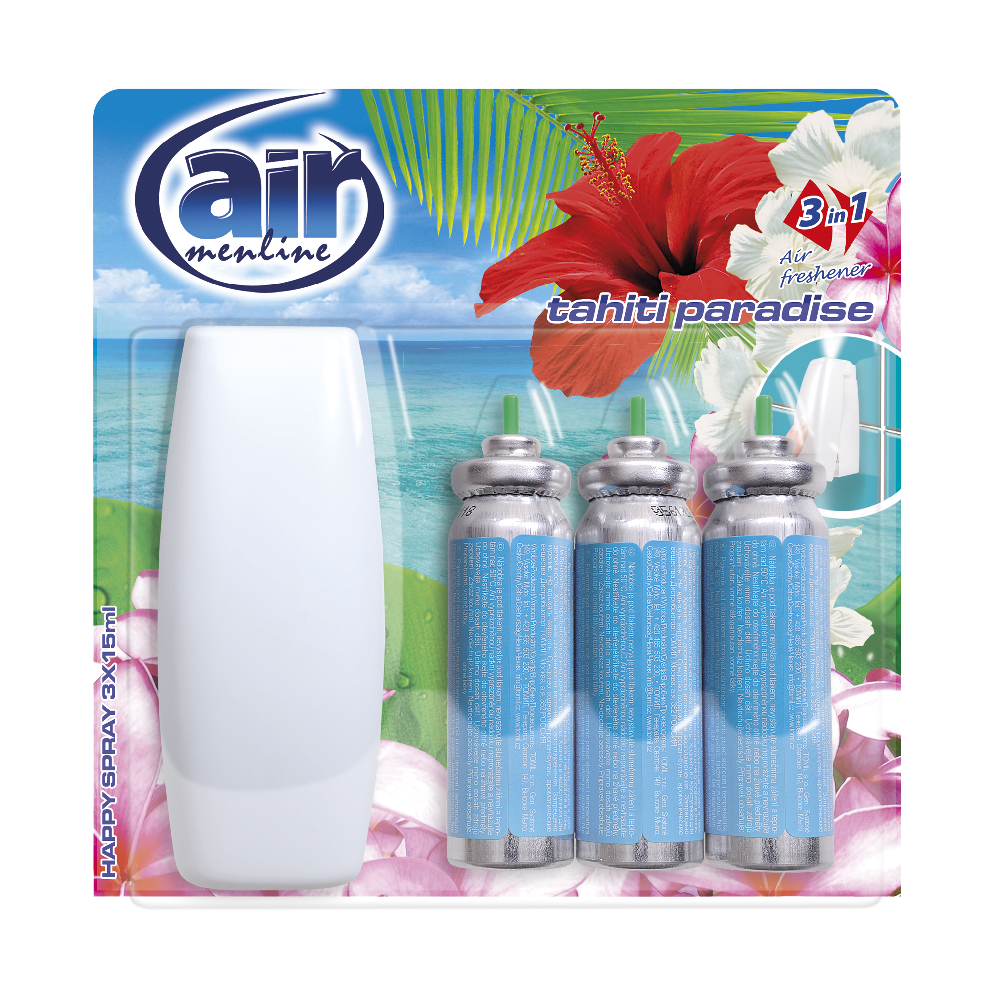 Air menline odświeżacz powietrza happy spray Tahiti Paradise