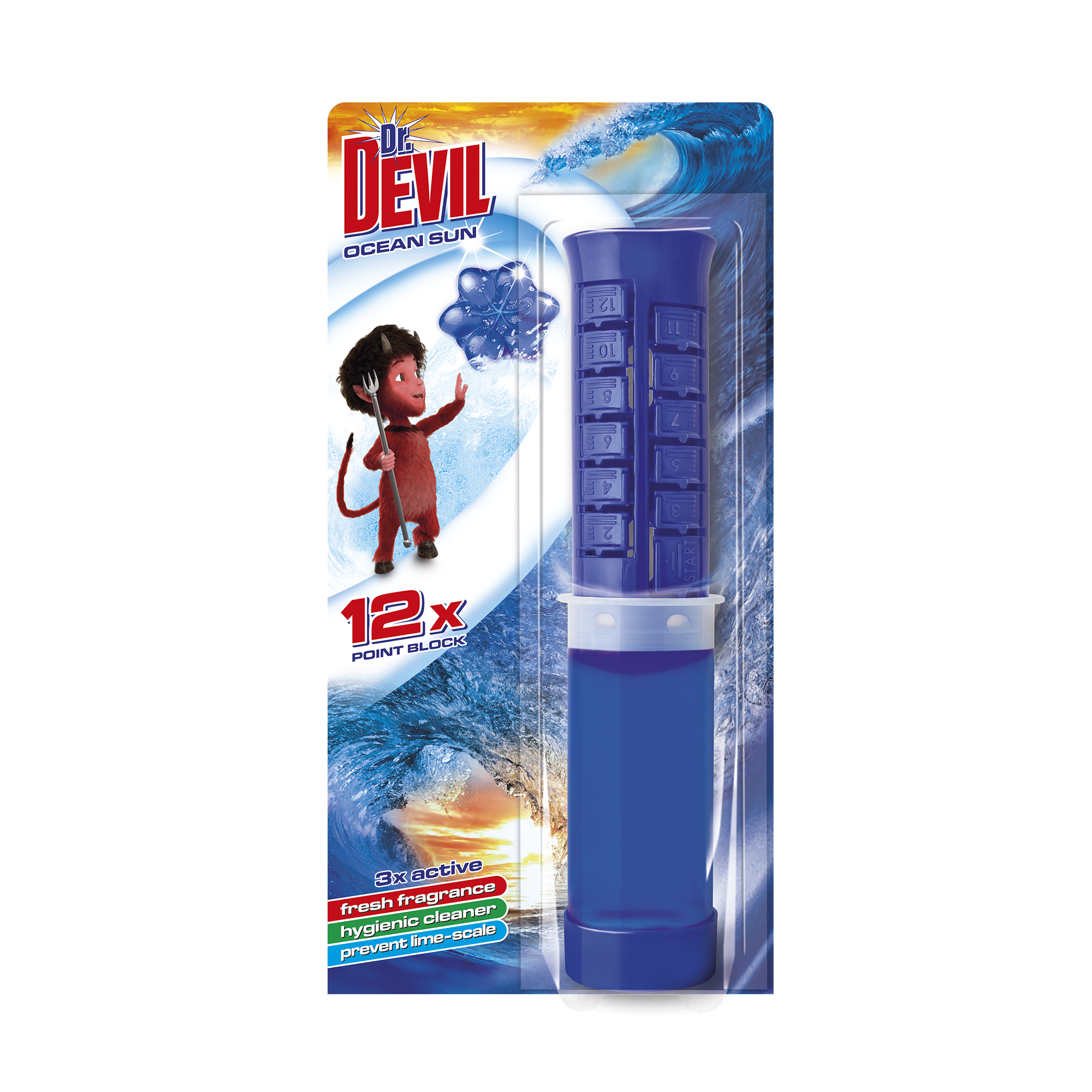 Dr. Devil punktowy WC żel 3w1 Ocean Sun