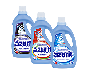 Azurit tekuté prací prostředky